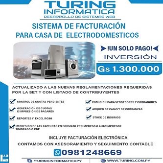 Sistema para casa de electrodomésticos